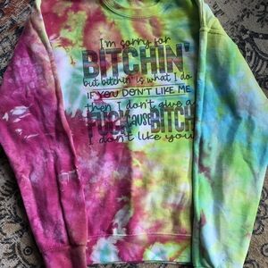 Tie-Dye Graphic Sweatshirt